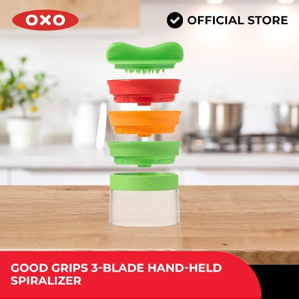 OXO Houseware Good Grips 3Blade HandHeld SpiralizerBPAFree