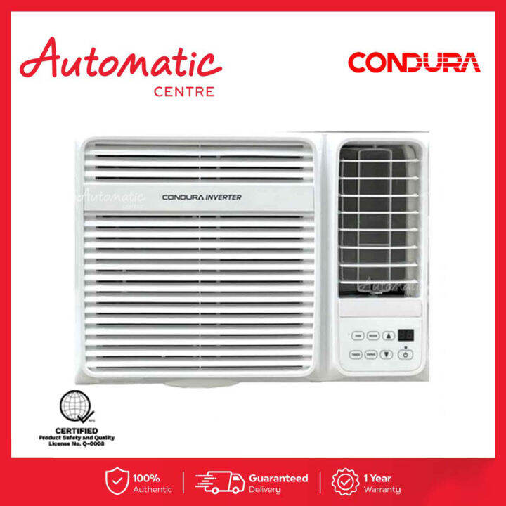 Condura WCONH008EEVC2 0.75HP Window Type Air Conditioner Inverter with