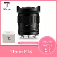 TTArtisan 11mm F2.8 Full Frame Fisheye Lens Compatible with Sony A7 Leica M9 Lumix S1 Sigma FP Canon RP Fuji GFX100 Smartphone Lenses