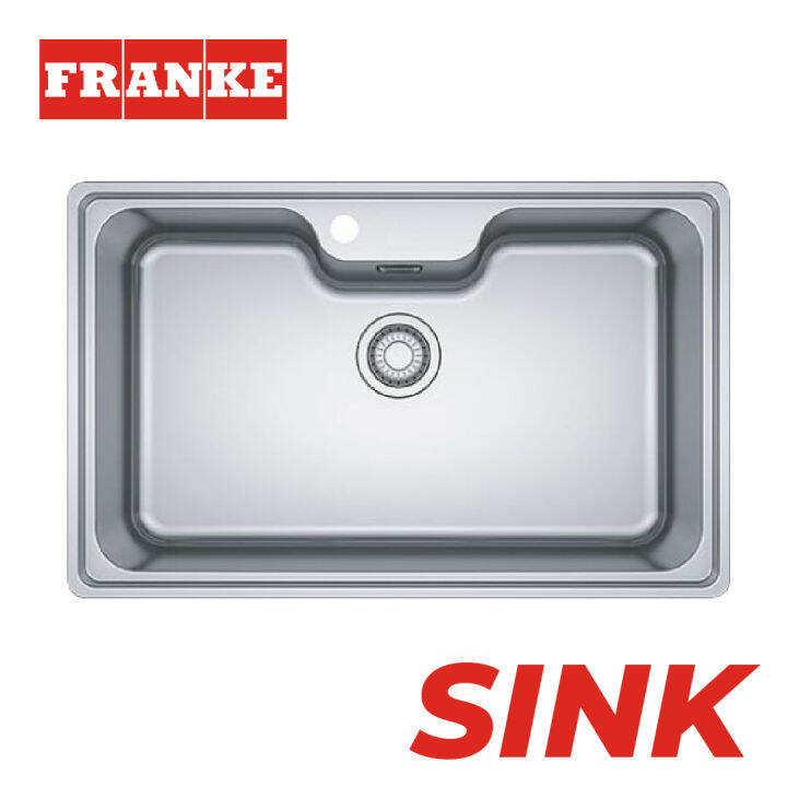 Franke Bell Inset Single Bowl Stainless Steel Kitchen Sink Bcx 610 81 Lazada 1107