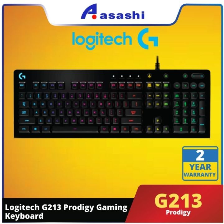  Logitech G213 Wired Gaming Keyboard with Dedicated