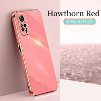 Xiaomi Redmi Note11 4G เคสหรูหราชุบปลอก Redmi Note11S Soft TPU 6D กันกระแทกฝาหลังโทรศัพท์