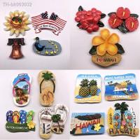 ♟ Country Fridge Magnets US Tourist Attractions Souvenir Refrigerator Stickers Magnet Sticker World Travel Souvenir Magnetic