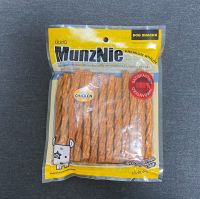 MUNZNIE ขนมขบเคี้ยวสำหรับสุนัข มันชี่เกลียว รสไก่ บรรจุ 25 ชิ้น (1ซอง)