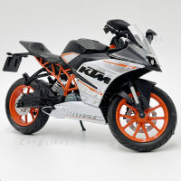 คอลเลกชัน1:12รถจักรยานยนต์ Diecast ของเล่นโมเดล KTM RC 390 Bike