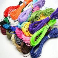 【YD】 50 Meters Waxed Polyester Twisted Cord 1mm Macrame String Thread Color