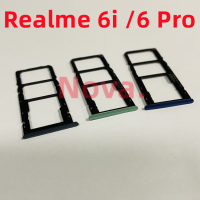 SIM Card Tray For OPPO Realme 6i 6 Pro Simtray Holder Mobile Phone Replacement Repair Part