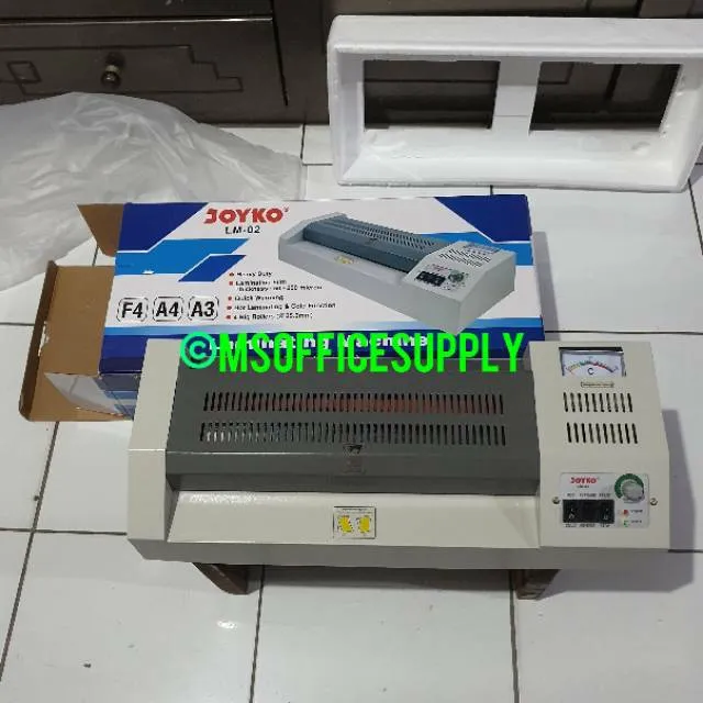 Mesin laminating A3 joyko LM 02 LM02 laminasi panas dingin hot cold