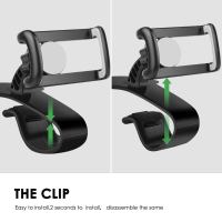 ที่ยึดมือถือในรถ Universal Car Phone Holder Clip Dashboard Magnetic Mount Clamp Stand for GPS