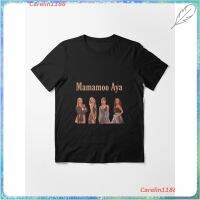 เสื้อยืดผ้าฝ้ายKorea Mamamoo Aya Essential T-Shirt ผู้หญิง ดพิมพ์ลาย เสื้อยืดผ้าฝ้าย คอกลม cotton ความนิยม sale Unisex