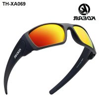 Kdeam dazzle colour mirror film really polarized sunglasses outdoor sports men and women riding lens