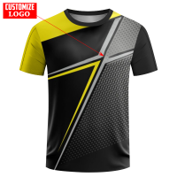 2023 Summer Mens/Womens Short Sleeve T-shirt 3D Badminton Print Harajuku Popular Quick Dry fashion versatile t-shirt