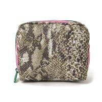 Lesportsac Joint Snake Print กระเป๋าใส่เหรียญสุภาพสตรีกระเป๋าคลัทช์กระเป๋าลิปสติก 6701