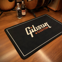 Gibson พรมปูพื้นลายดนตรี,พรมพิมพ์ลายพรมเสื่อปูพื้นกันลื่นสำหรับตกแต่งคริสต์มาสห้องนั่งเล่นในบ้าน