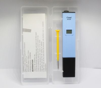 【HOT SALE】 10-1990us/ซม. ปากกาประเภท EC Tester LCD เครื่องวัดการนำไฟฟ้า Cond Tester พร้อม ATC สำหรับการทดลองโรงงานน้ำ