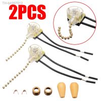 ❣  2Pcs Pull Chain Switches 3A/250V 6A/125V  Ceiling Fan Wall Lamp Lights Easy Touched Switch 2 Wire Connector Mayitr