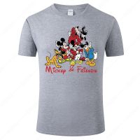 2021 New Mickey Mouse Men T Shirt Funny Cartoon Anime Print T-Shirt Summer Cotton Short Sleeve Tee Camisa Hombre J125 S-4XL-5XL-6XL
