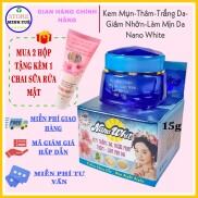 Kem mụn Nano White thâm trắng da giảm nhờn làm mịn da trắng hồng rạng rỡ