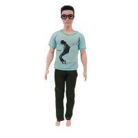 Ken Doll เสื้อผ้าทำด้วยมือ Men39; S Doll ชุดกางเกงเสื้อยืดลำลองสวมใส่ทุกวันรองเท้าเสื้อผ้าสำหรับ Barbiees ตุ๊กตา Ken เครื่องประดับ