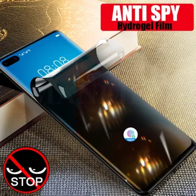 3D Curved Anti Spy Hydrogel Film For Huawei P40 P30 Pro Lite Privacy Anti-Peep Screen Protector on Huawei Mate 40 20 30 Pro Film