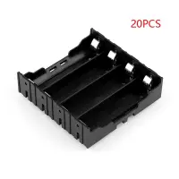 20Pcs Battery Holder Box Case Black for 4X 13.7V 18650 Battery