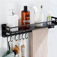 Wall-Mount Spice Racks Stainless Steel Kitchen Organizer Storage Shelves Utensil Spoon Hanger Hook Kitchen Gadgets Accessories