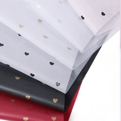 【YF】○☋☑  Mothers day Wrapping Paper Star Dot Pattern Tissue 7 Sheets/lot