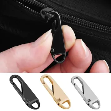 10/20PCS Replacement Molded Slider Fix Zipper Fixer Repair Pull Bags Tab  Kit USA