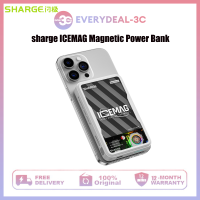 Sharge/Shargeek ICEMAG  Power Bank, Worlds First 10000mAh Transparent Battery Pack with Active Cooling for