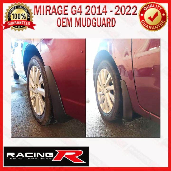 mitsubishi-mirage-g4-2014ถึง2023-oem-mud-guard-matte-black-2015-2016-2017-2018-2019-2020-2021