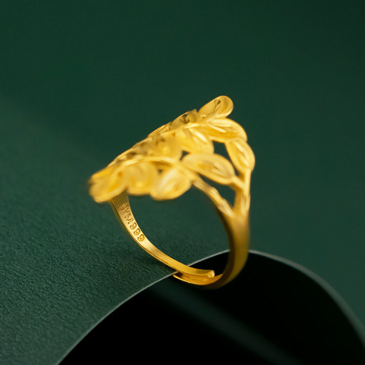 ฟรีค่าจัดส่ง-แหวนทองแท้-100-9999-แหวนทองเปิดแหวน-แหวนทองสามกรัมลายใสสีกลางละลายน้ำหนัก-3-96-กรัม-96-5-ทองแท้-rg100-392