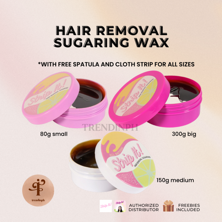 Hair Removal Sugaring Wax Kit by Strip It Lazada PH