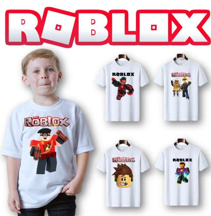 7COLOR ROBLOX GAME GAMER COTTON TSHIRT 1-10 YEARS OLD UNISEX TOPS SHIRTS  BOYS GIRLS KID BABY TEENS ANIME SHIRT TOPS TEE TEES T-SHIRT T-SHIRTS SHIRT  SHIRTS SUMMER CLOTHING TANK TOP CLOTHING XMAS