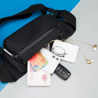 Chest Bag Waterproof Mens Waist Bag Personality Leisure Outdoor Sports Shoulder Messenger Bag Fashion Korean Trend Cycling Bag
