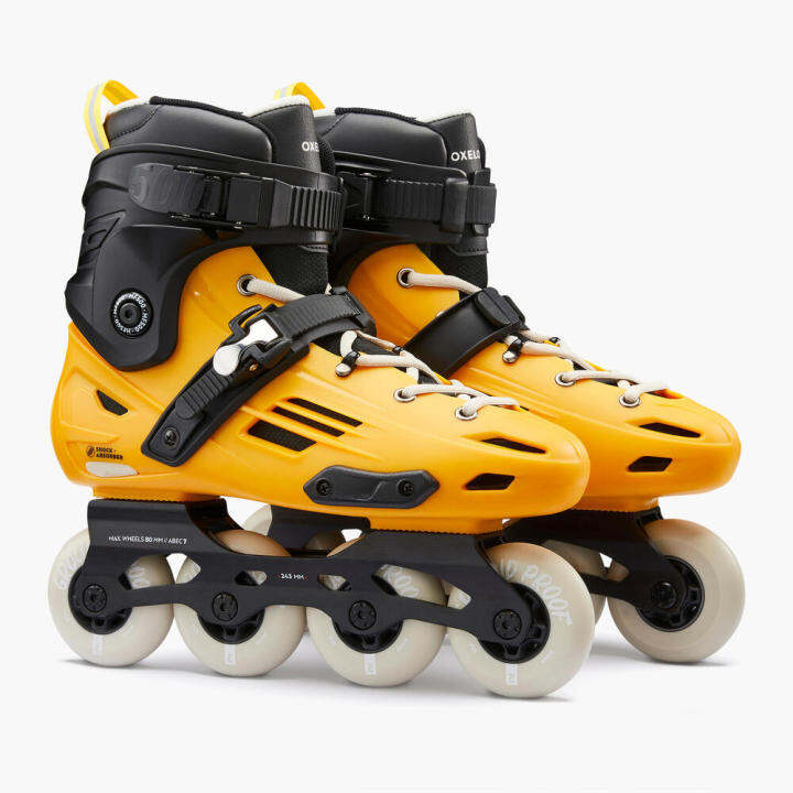 โรลเลอร์เบลด Roller Blade รองเท้าอินไลน์สเก็ตแบบฟรีไรด์ OXELO Adult Freeride Inline Skates MF500