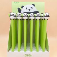 36 pcslot Mouse Gel Pen For Writing Cute Animal Black Ink signature pen School Supplies Stationery gift