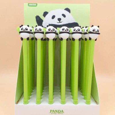 36 pcslot Mouse Gel Pen For Writing Cute Animal Black Ink signature pen School Supplies Stationery gift
