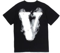 Mens Vlone Tshirt Graphic Tees Novelty Crew Neck Shirts