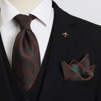 High-end ZARAˉ Tie Pocket Square Suit Shirt Suit Accessories Mens Groom Tie Business Formal Professional Korean Style High Sense