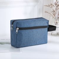 Travel Waterproof Oxford Toiletry Wash Storage Hand Bag Women Men Large Double Layer Shaving Case Portable Shower Makeup