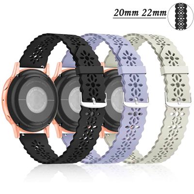 Band for watch 6-5-4-3/6 Classic/Active 2 40mm/44mm sport Silicone 20mm 22mm bracelet huawei gt 3-2-2e