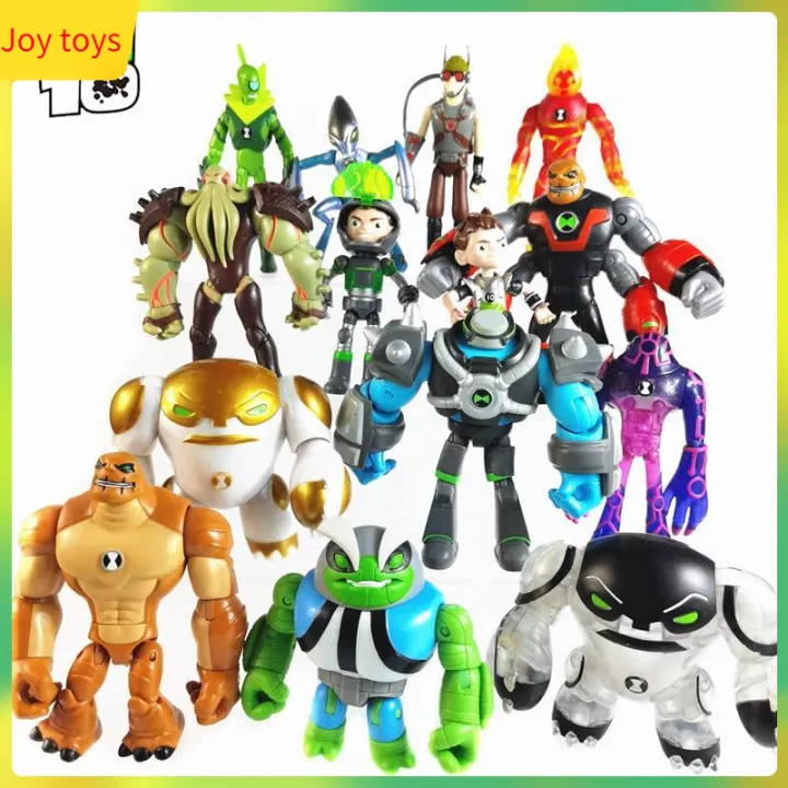 39pcs Ben 10 Kineceleran Heatblast Led Tindakan Angka Toy Humongousaur ...