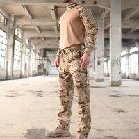 Gen 3 Camouflage Uniform เสื้อยุทธวิธีกางเกง Outdoor Camping เสื้อ Army Combat Training Clothes