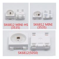 50-1500ชิ้น SK6812สามารถระบุที่อยู่รายบุคคลได้มินิ3535 SK6812 5050เอสเอ็มดีอาร์จีบีแอลอีดีชิปดิจิตอลพิกเซลสีขาว/ดำเหมือน WS2812B LED 5V