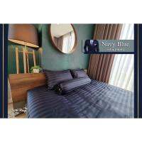 ชุดผ้าปูที่นอนโรงแรม (Luxury Bedding) Navy Blue Collection