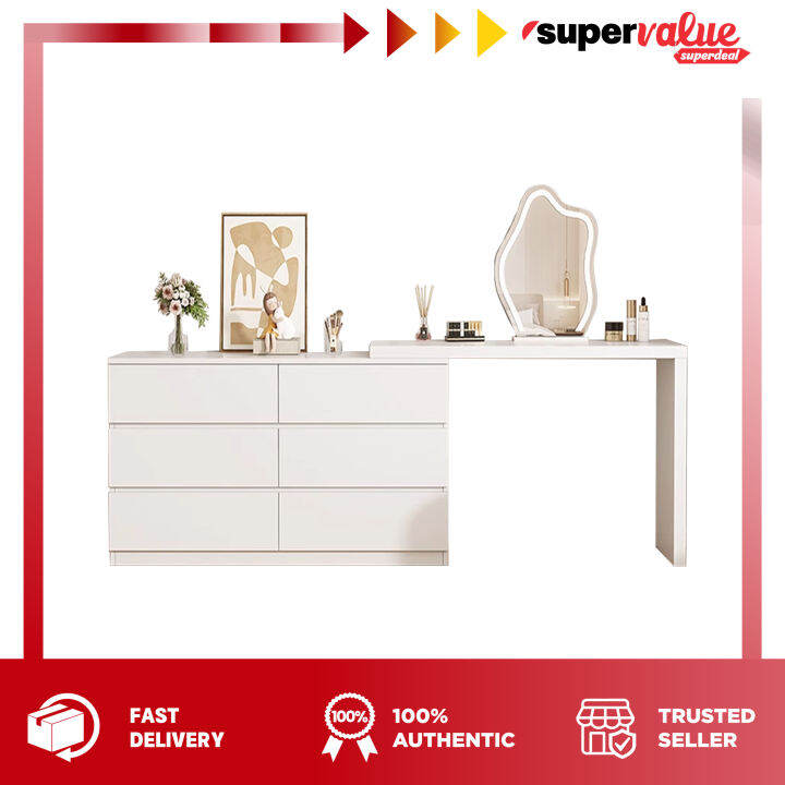 SuperValue Dressing Table with Drawers Integrated Light Luxury Dressing