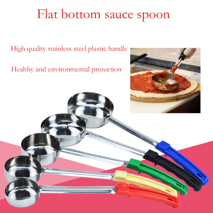 Pizza Spread Ladle Pizza Sauce Ladle Soup Spoon Measuring AntiHot With