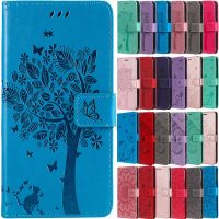 For Motorola Moto E32S E32 S E 32 S Case Embossed Tree Butterfly Leather Capa For Moto Edge 30 S30 X30 G52 G22 G200 Flip Cover