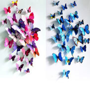 WORE 12PCS Art Design Decal Wall Stickers Home Decor Room Decorations 3D