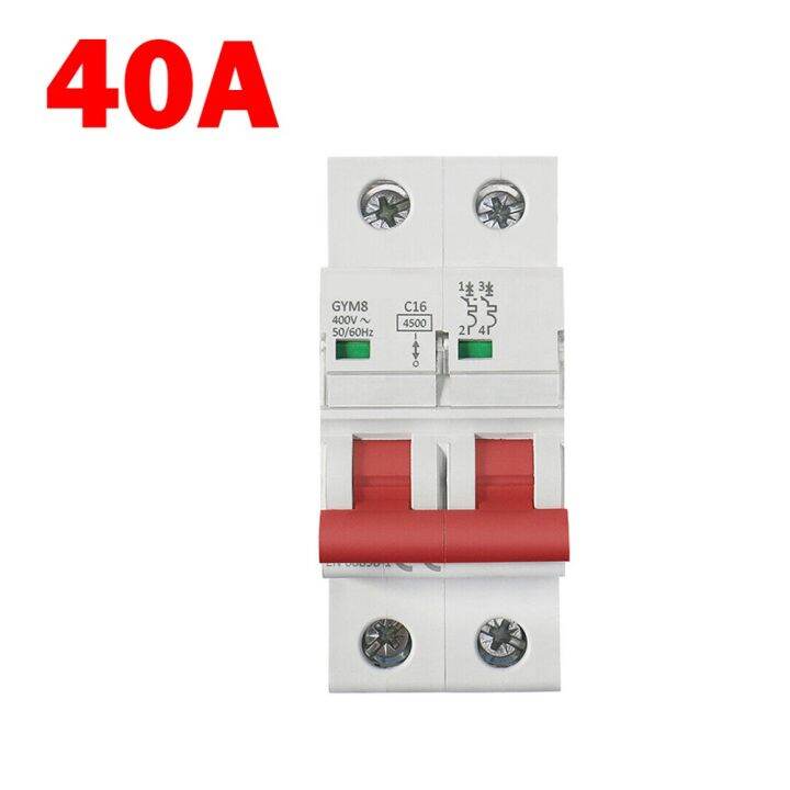 GEYA AC MINI Disjoncteur 4P 6/10/16/25/32/40/50/63A 6kA Interrupteur De Sécurité EUR 22,87 - FR - Foto 11